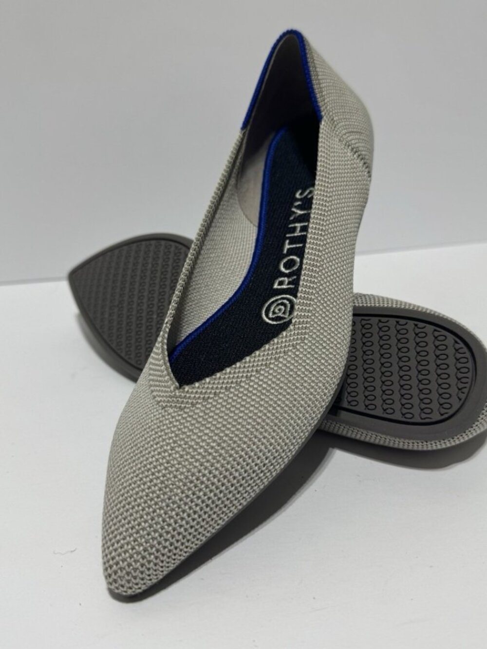 Rothys Womens The Point Flat Flax Birdeye Size 10.5 M - Picture 5 of 5